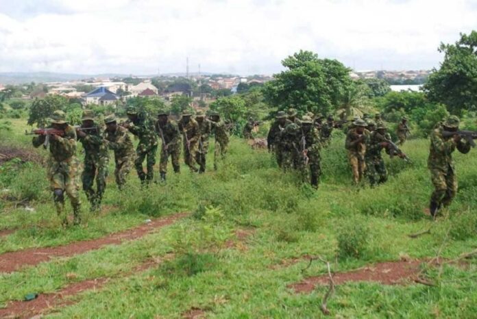 Nigerian Troops Fighting Terrorists