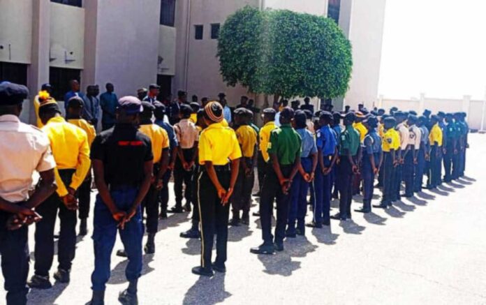 Nscdc Training Private Guards In Gombe