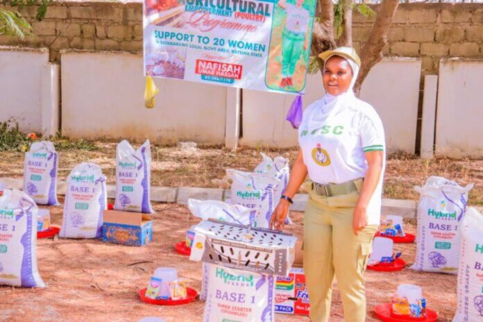 Nysc Corps Member Training Women In Poultry Farming Katsina