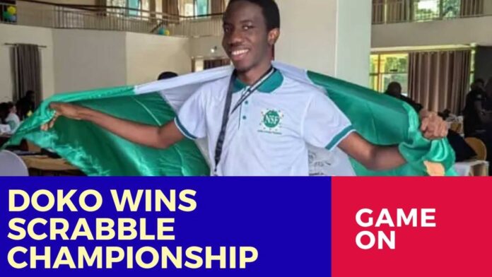 Oluwatimilehin Doko African Scrabble Championship Winner