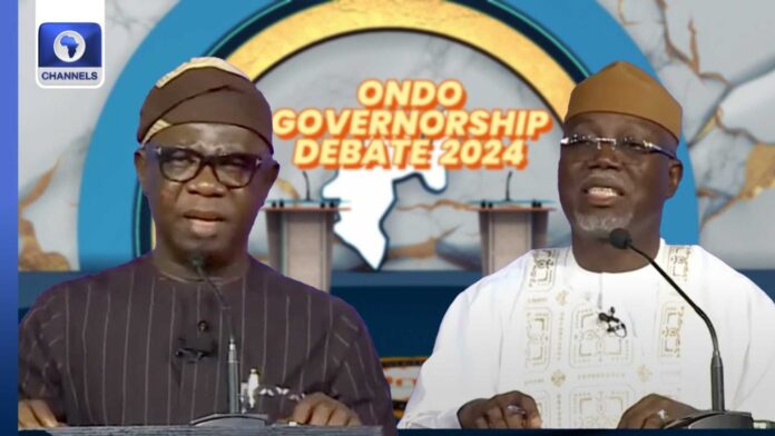 Ondo State Governorship Debate Apc Pdp Candidates