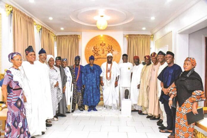 Ooni Of Ife And Olugbon Of Orile Igbon Meeting