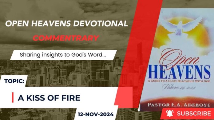 Open Heaven 12 November 2024 Devotional By Pastor E.a. Adeboye