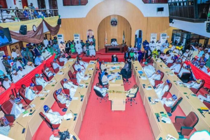 Osun State House Of Assembly Members Voting On Bills