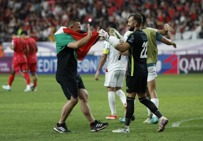 Palestine Vs South Korea Football Match