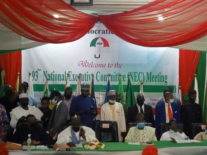 Pdp National Working Committee Meeting