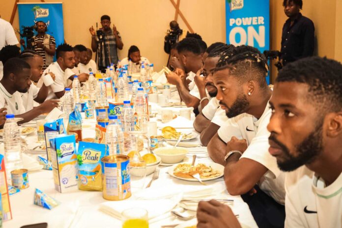 Peak Breakfast With Super Eagles Afcon Qualification