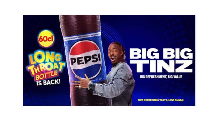 Pepsi 60cl Longthroat Bottle Big Bigtinz Campaign