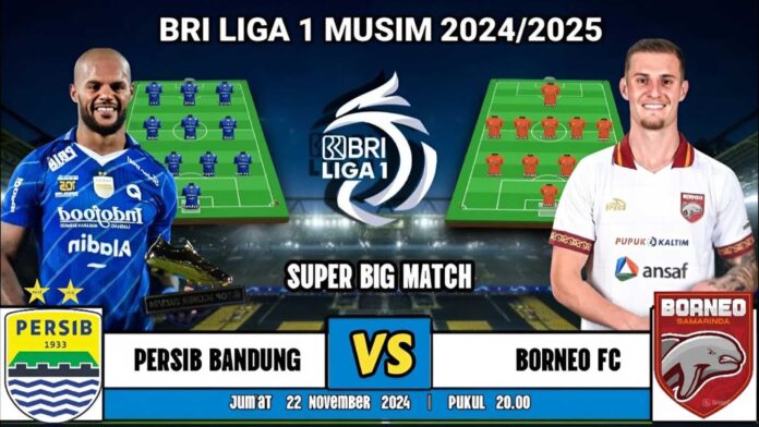 Persib Bandung Vs Borneo Fc Samarinda Match