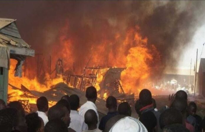 Plateau Market Fire Aftermath