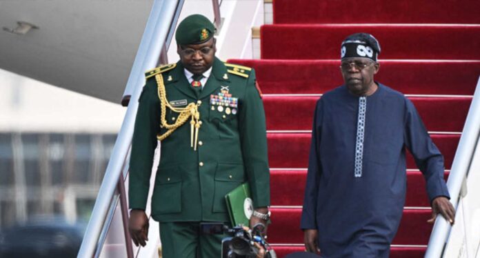 President Bola Ahmed Tinubu Arriving In Riyadh For Joint Arab Islamic Summit