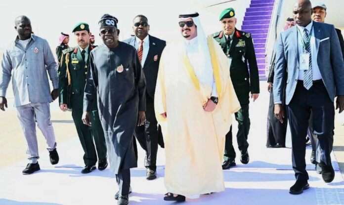 President Bola Tinubu Returning From Arab Islamic Summit In Riyadh