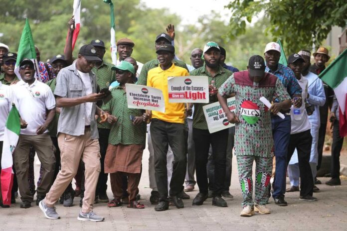 Protest Against Electricity Tariff Increase In Nigeria