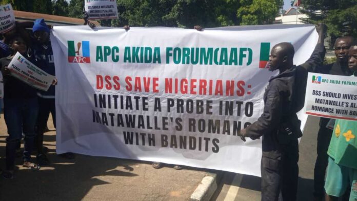 Protesters Demanding Matawalle's Sack In Zamfara