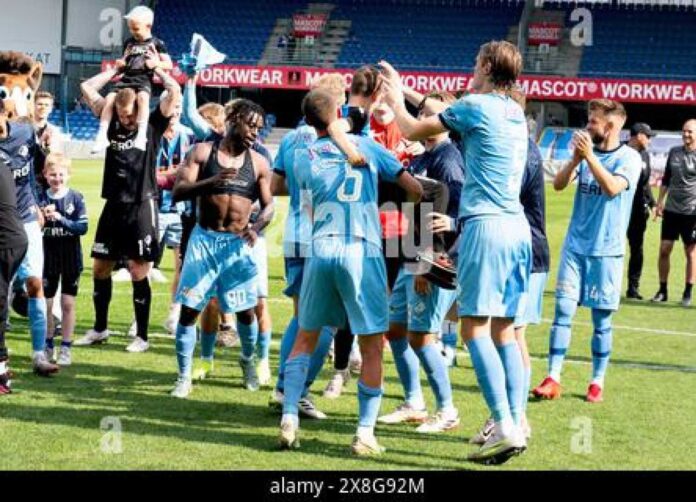 Randers Fc Vs Vejle Match At Cepheus Park Randers