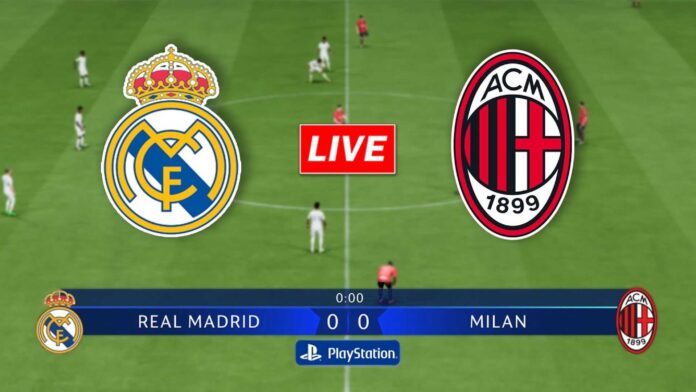 Real Madrid Vs Ac Milan Uefa Champions League