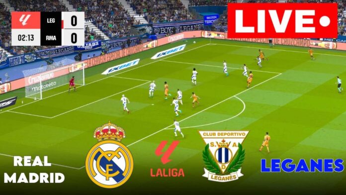 Real Madrid Vs Leganés Laliga Match