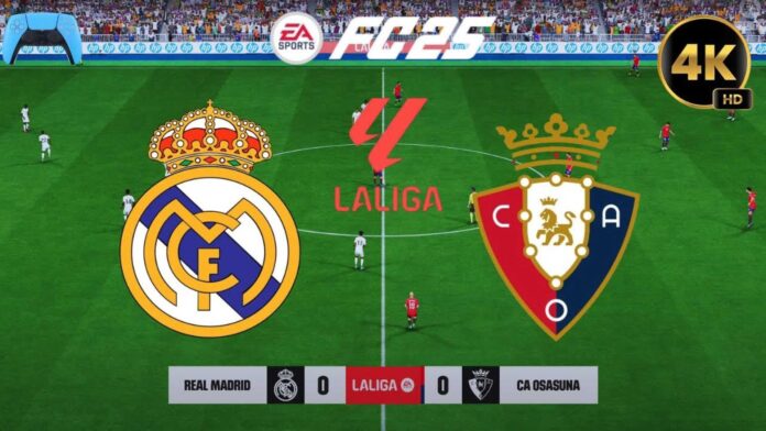 Real Madrid Vs Osasuna La Liga Match