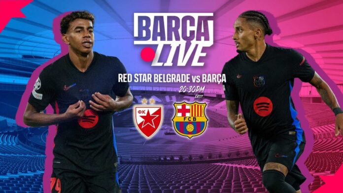 Red Star Belgrade Vs Barcelona Champions League Match