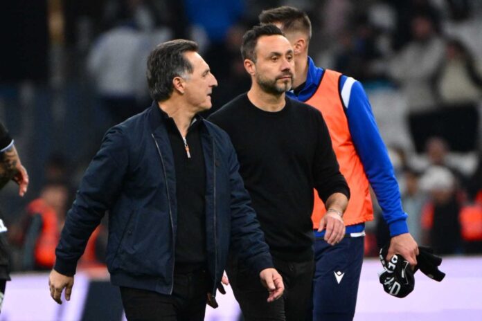 Roberto De Zerbi Marseille Auxerre Match