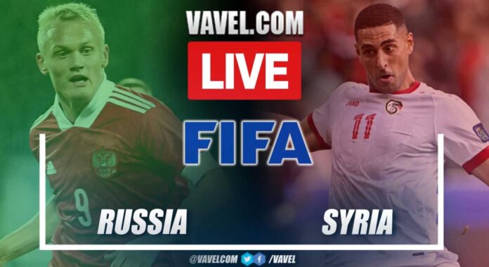 Russia Vs Syria Football Match