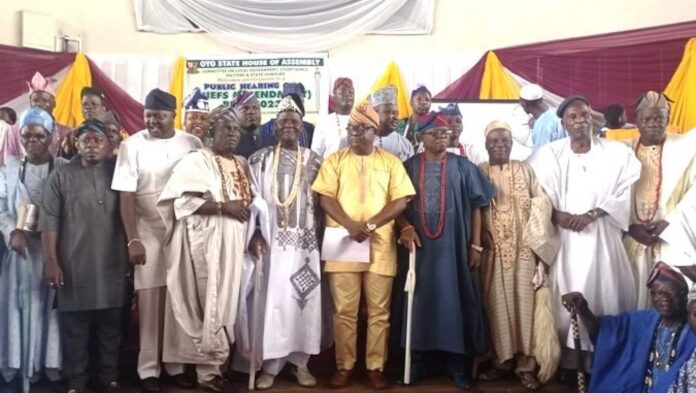 Sdp Candidate Meeting Traditional Rulers In Ondo