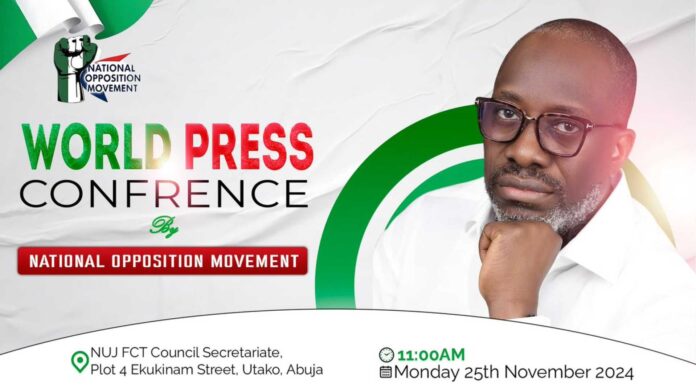 Segun Showunmi National Opposition Movement