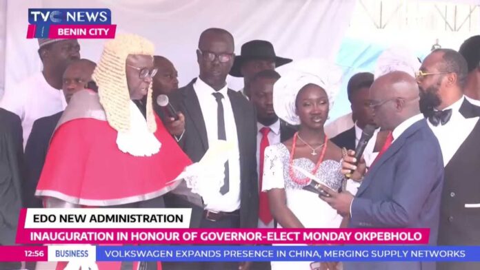 Senator Monday Okpebholo Inauguration As Edo State Governor