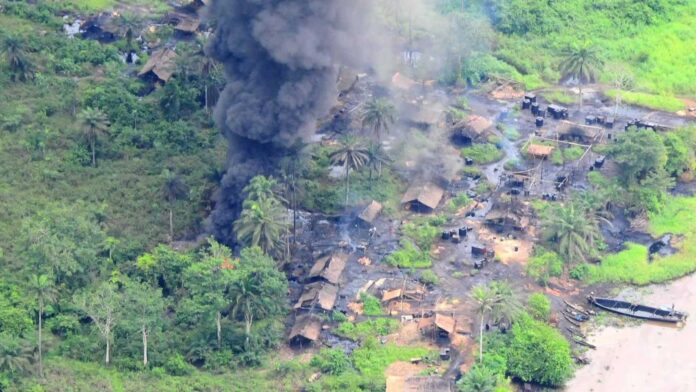 Shell Oil Theft Illegal Refineries Nigeria