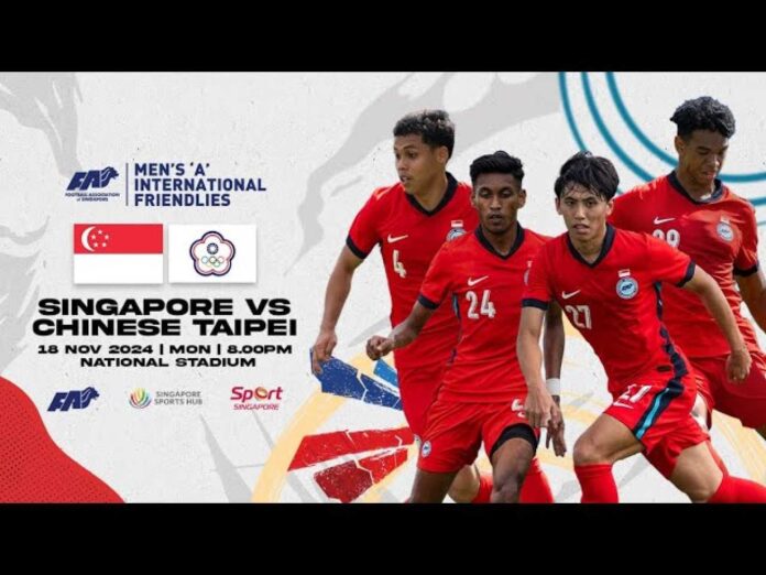 Singapore Vs Chinese Taipei Football Match