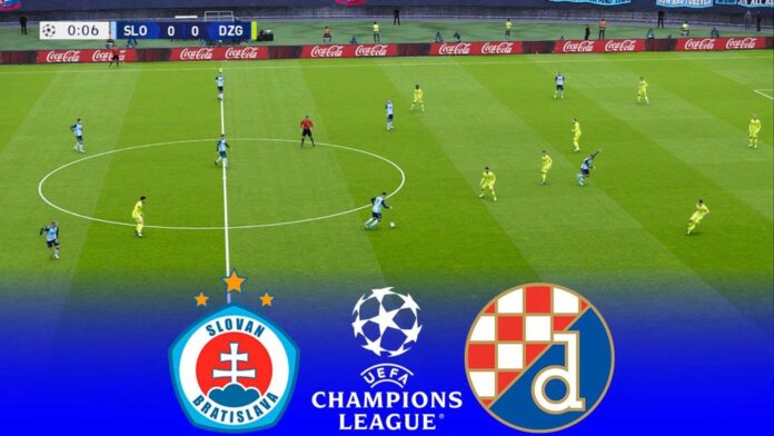 Slovan Bratislava Vs Dinamo Zagreb Uefa Champions League Match