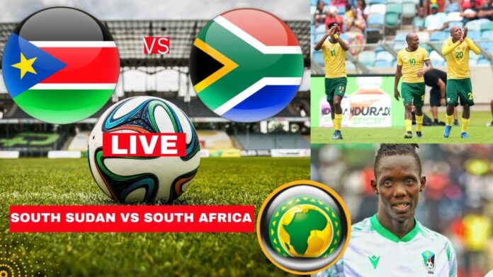 South Africa Vs South Sudan Football Match