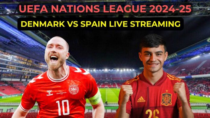 Spain Vs Denmark Uefa Nations League Match