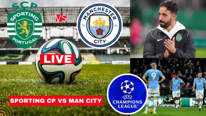 Sporting Lisbon Vs Manchester City Champions League Match