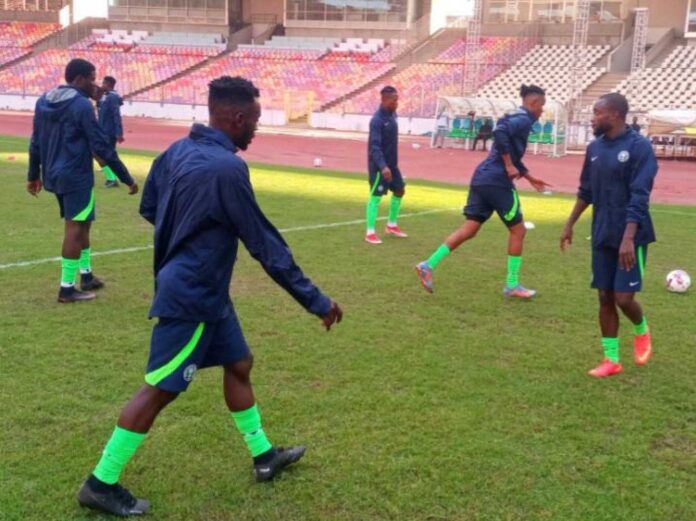 Super Eagles Training Session For Chan Qualifiers