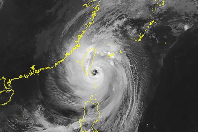 Super Typhoon Kong Rey Taiwan