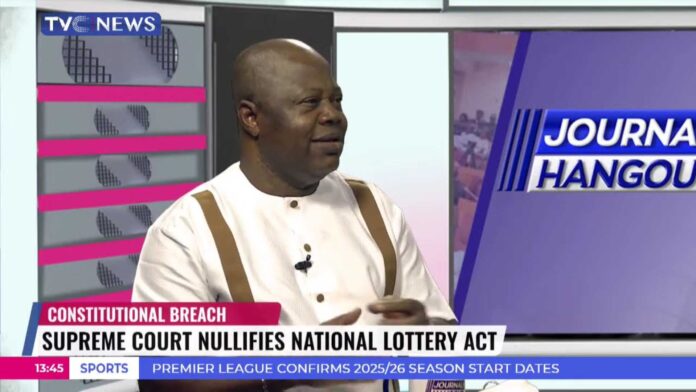 Supreme Court Of Nigeria Nullifying National Lottery Act