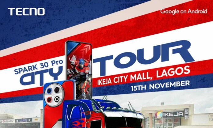 Tecno Spark 30 City Tour Ikeja City Mall