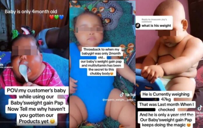 Tiktok Seller Weight Gain Pap For Babies Nafdac Probe