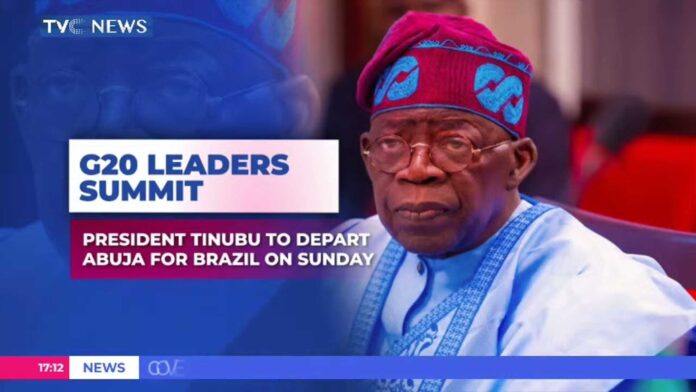 Tinubu At G20 Leaders Summit In Brazil