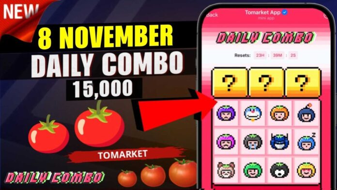 Tomarket Daily Combo November 8 2024