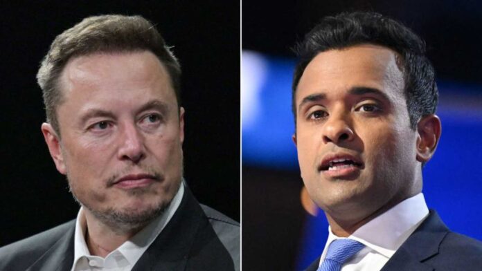 Trump Elon Musk Vivek Ramaswamy Government Efficiency Department