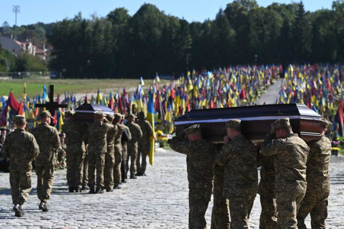 Ukraine Repatriates Bodies Of Soldiers From Russia