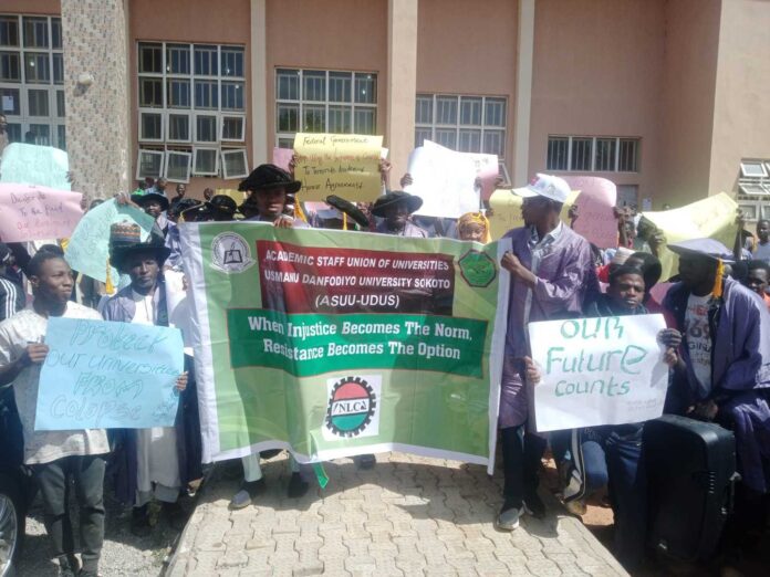 Usmanu Danfodiyo University Sokoto Students Protest