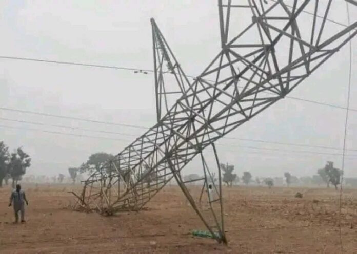 Vandalised Power Transmission Towers In Nigeria