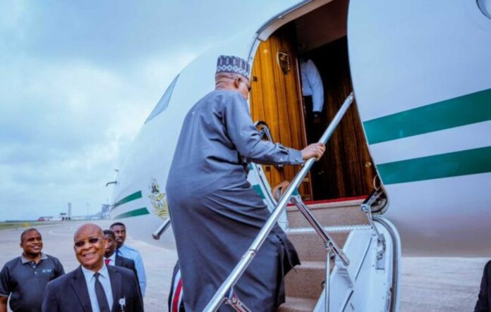 Vice President Kashim Shettima Departing Abuja For Côte D'ivoire