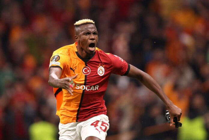 Victor Osimhen Playing For Galatasaray