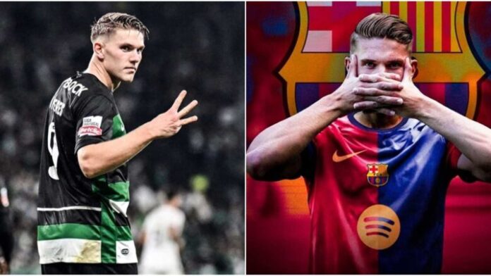 Viktor Gyökeres Sporting Cp Barcelona Transfer