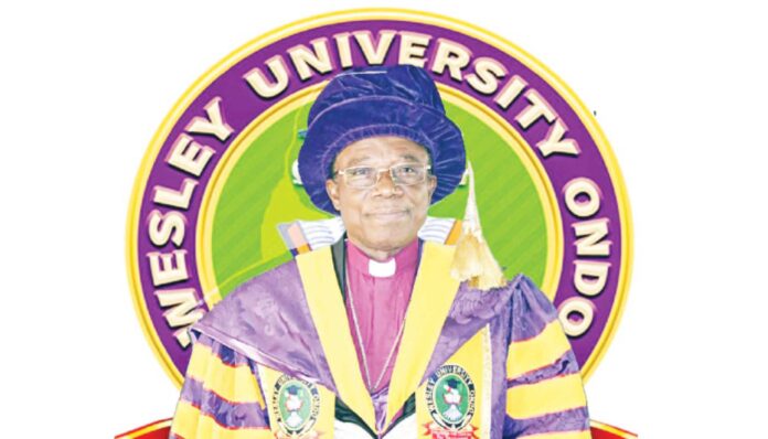 Wesley University Ondo State Vice Chancellor Prof Sunday Obeka