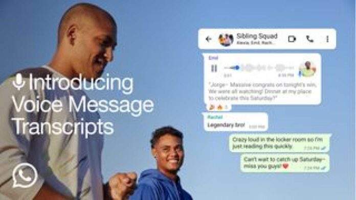 Whatsapp Voice Message Transcripts Feature